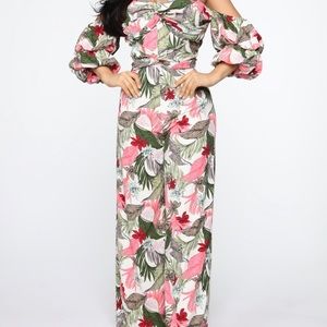 Floral jumpsuit